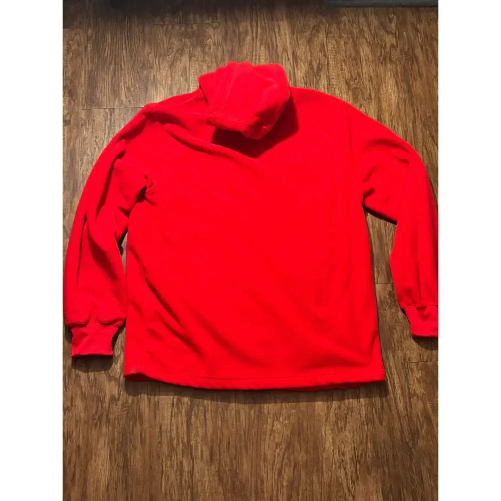 NFL San Francisco 49ers full zip fleece hoodie jacket‎ mens SF Red sz M football